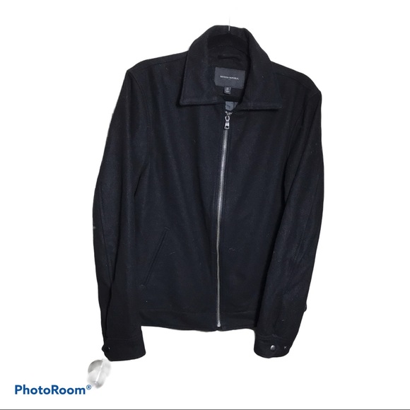 Banana Republic Men’s Black Wool Jacket - Picture 2 of 4